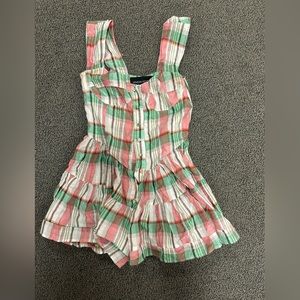 Vanessa Mooney plaid dress size small